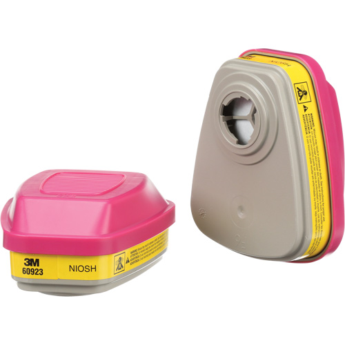 Cartouches pour respirateur s&eacute;rie 6000, Cartouche gaz/vapeur, Vapeurs organiques/Gaz acides/P100 Industrial Sales