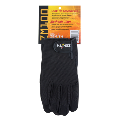 Gants pour m&eacute;canicien ZM100, Paume Synth&eacute;tique, Taille Grand Industrial Sales