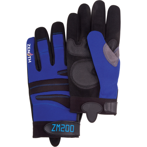 Gants pour m&eacute;canicien ZM200, Paume Synth&eacute;tique, Taille Moyen Industrial Sales