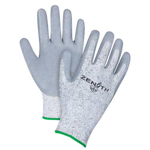 Gants &eacute;lastiques sans coutures r&eacute;sistants &agrave; la coupe, Taille Moyen/8, Calibre 13, Rev&ecirc;tement Nitrile, Enveloppe en PEHP, ANSI/ISEA 105 niveau 2/EN 388 niveau 3 Industrial Sales