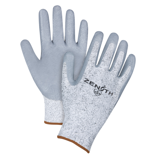 Gants &eacute;lastiques sans coutures r&eacute;sistants &agrave; la coupe, Taille Grand/9, Calibre 13, Rev&ecirc;tement Nitrile, Enveloppe en PEHP, ANSI/ISEA 105 niveau 2/EN 388 niveau 3 Industrial Sales
