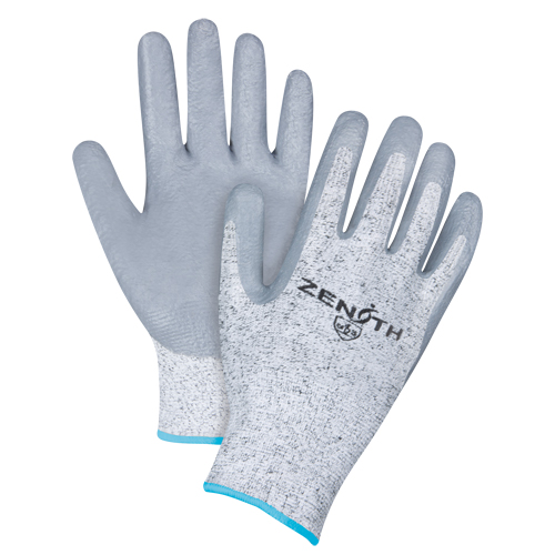 Gants &eacute;lastiques sans coutures r&eacute;sistants &agrave; la coupe, Taille T-Grand/10, Calibre 13, Rev&ecirc;tement Nitrile, Enveloppe en PEHP, ANSI/ISEA 105 niveau 2/EN 388 niveau 3 Industrial Sales