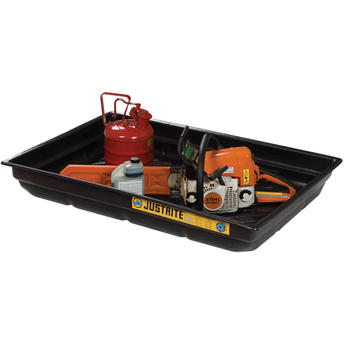 Plateau pour les d&eacute;versements EcoPolyBlend , 47,5" lo x 23" la x 5,5" h, Cap. de d&eacute;versement 20 gal. Industrial Sales