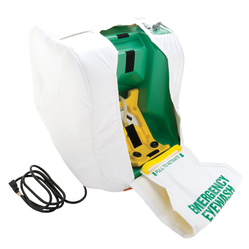 Heated Portable Eyewash Station, Gravity-Fed, 16 gal. Capacity, Meets ANSI Z358.1 Industrial Sales
