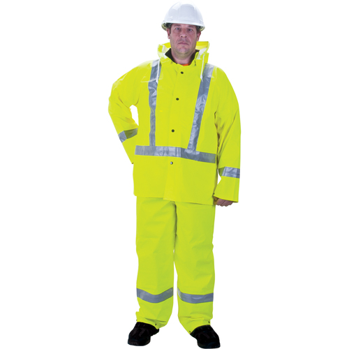 Imperm&eacute;able pour la circulation de premi&egrave;re qualit&eacute; RZ900, Petit, Jaune lime haute visibilit&eacute; Industrial Sales