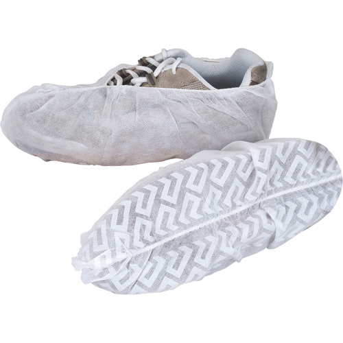 Couvre-chaussures, T-Grand, Polypropyl&egrave;ne, Blanc Industrial Sales
