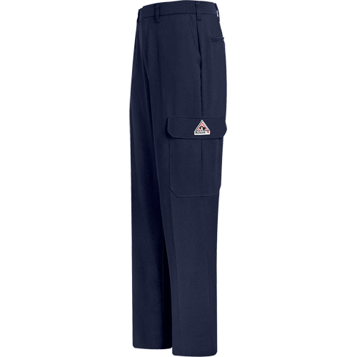 Pantalons cargo r&eacute;sistants aux flammes Cool Touch 2, 32, x 37, Bleu marin, 10,1 cal/cm² Industrial Sales