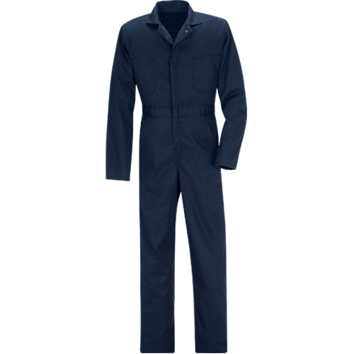Coveralls, Men's, Grey, Size 36 Industrial Sales