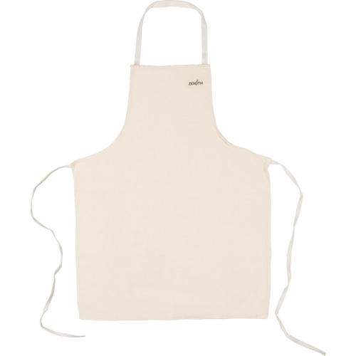 Tablier, Coton, 36" lo x 29" la, Naturel Industrial Sales