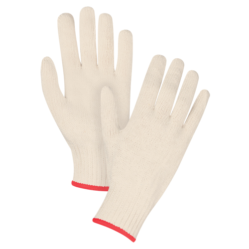 Heavyweight String Knit Gloves, Poly/Cotton, 7 Gauge, Small Industrial Sales