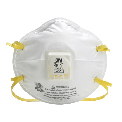 Respirateurs contre les particules 8210V, N95, Certifi&eacute; NIOSH Industrial Sales