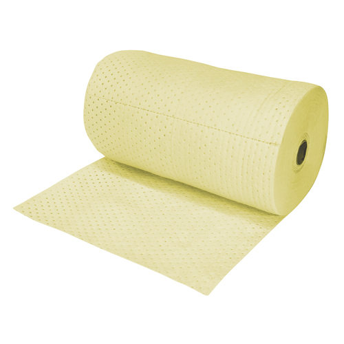 Premium Fine Fibre Sorbent Rolls, Heavyweight, 150' L x 15" W, 50 gal. Absorbancy Industrial Sales