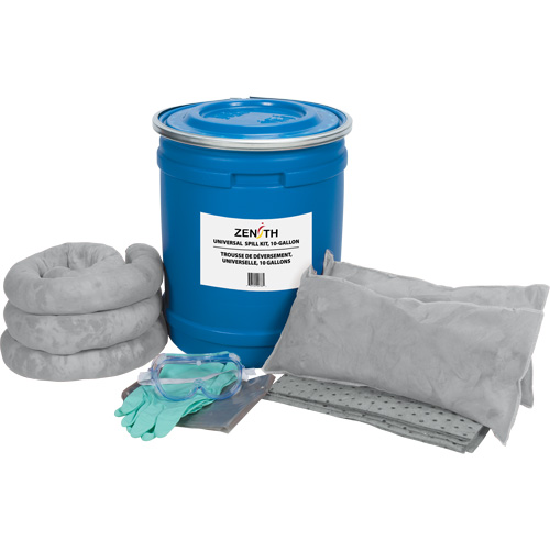 Premium Truck Spill Kit, Universal, Drum, 10 US gal. Absorbancy Industrial Sales