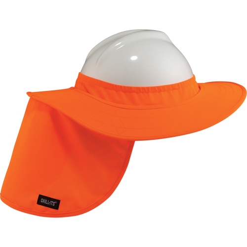 Chill-Its&reg; 6660 Hard Hat Brims, Hi-Vis Orange Industrial Sales