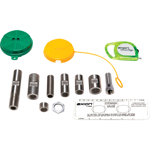 Axion Advantage&reg; Eye/Face Wash Upgrade Kit with Green ABS Plastic Eye/Face Wash Head Industrial Sales