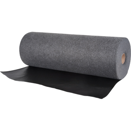Tapis industriels avec support en poly, 36" la x 150' lo, Lourd Industrial Sales