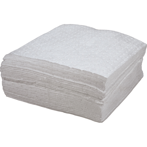 Premium Bonded Sorbent Pads, Oil Only, 15" x 18", 30 gal. Absorbancy Industrial Sales