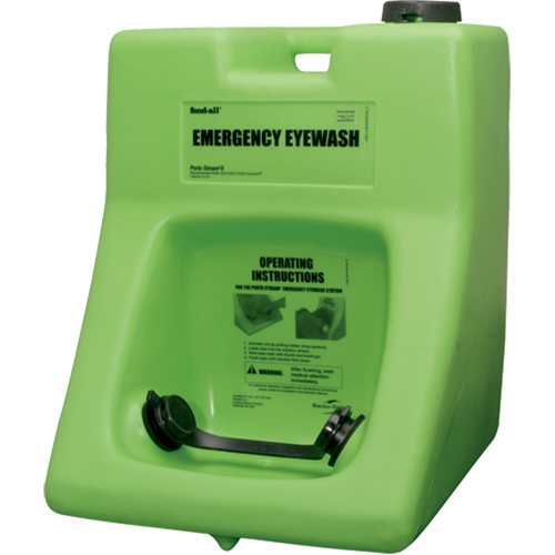 Fendall Porta Stream&reg; II Eyewash Station, Pressurized, 16 gal. Capacity, Meets ANSI Z358.1 Industrial Sales
