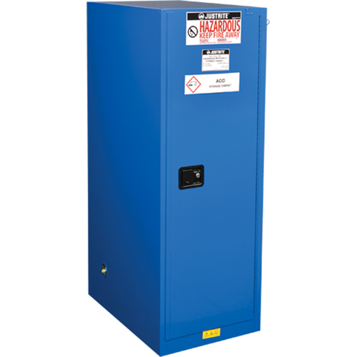 Armoires &eacute;troite pour rangement de mati&egrave;res dangereuses Sure-Grip Ex, 54 gal., 23,25" x 65" x 34" Industrial Sales