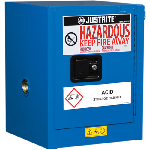 ChemCor&reg; Lined Hazardous Material Countertop Safety Cabinets, 4 gal., 17" x 22" x 17" Industrial Sales