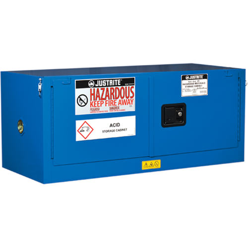 ChemCor&reg; Lined Hazardous Material Piggyback Safety Cabinets, 12 gal., 43" x 18" x 18" Industrial Sales