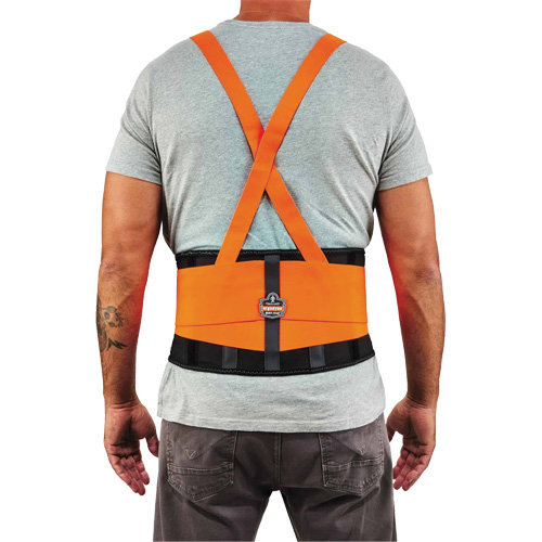 Ceinture de support dorsal haute visibilit&eacute; en &eacute;lasthanne ProFlex 100HV, &eacute;lastique, Petit Industrial Sales