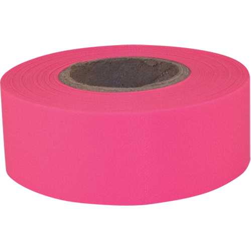 Sub-Zero Flagging Tape, 1.2" W x 150' L, Fluorescent Pink Industrial Sales