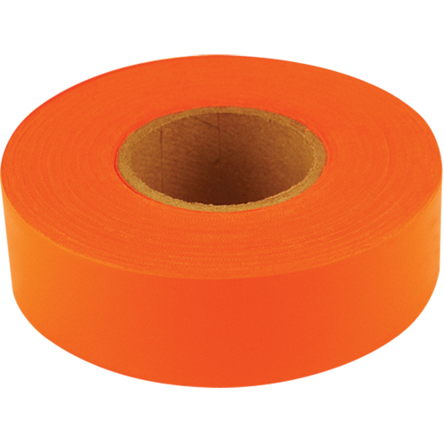 Sub-Zero Flagging Tape, 1.2" W x 150' L, Fluorescent Orange Industrial Sales