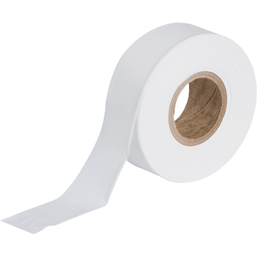 Ruban pour signalisation, 1,188" la x 300' lo, Blanc Industrial Sales