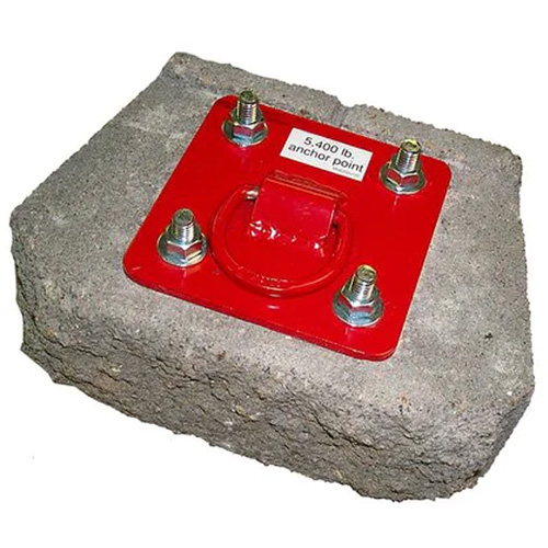 Ancrage continu pour b&eacute;ton PROTECTA PRO, B&eacute;ton, Usage Temporaire Industrial Sales