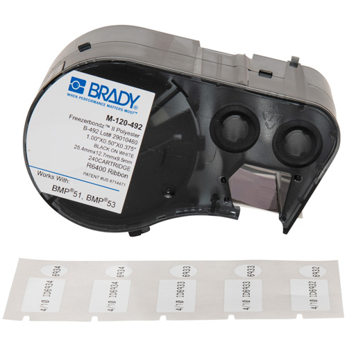 Low Temperature Label Maker Cartridge, Black Industrial Sales