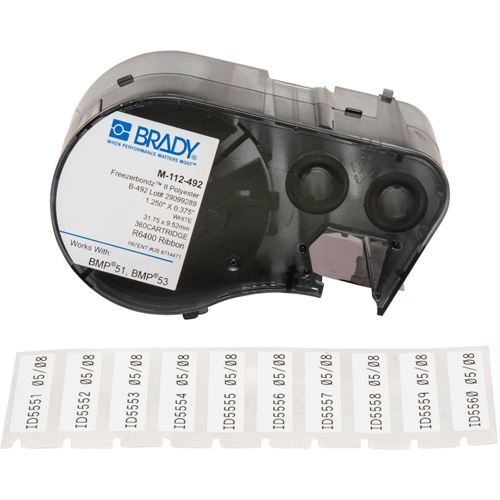 Low Temperature Label Maker Cartridge, Black Industrial Sales