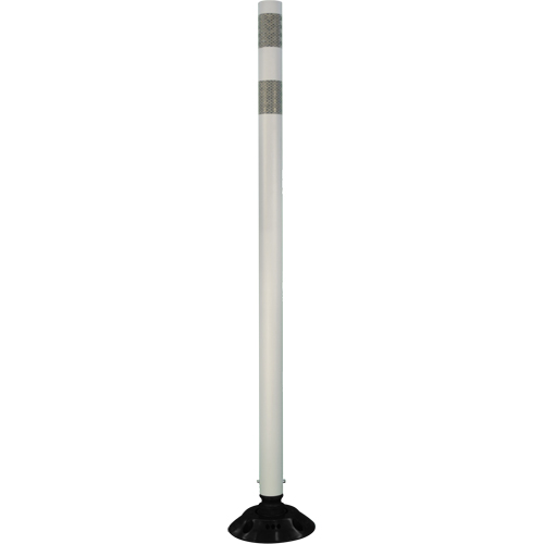 Impact Resistant Delineator, 36" H, White Industrial Sales