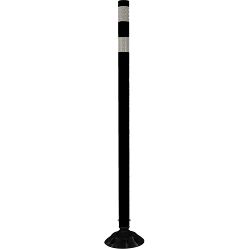 Impact Resistant Delineator, 36" H, Black Industrial Sales