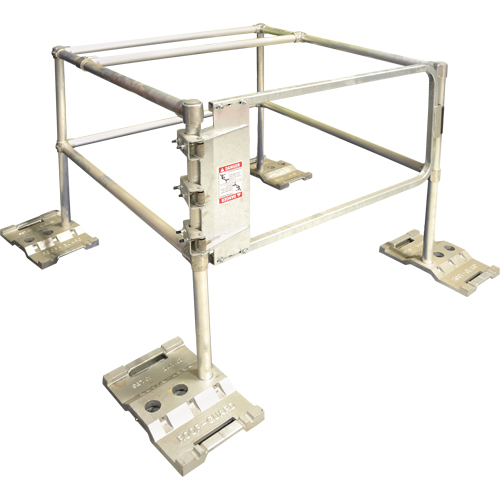 Syst&egrave;me RoofGuard classique - Trousse pour trappe, Aluminium, 48" la x 48" lo x 42" ha Industrial Sales