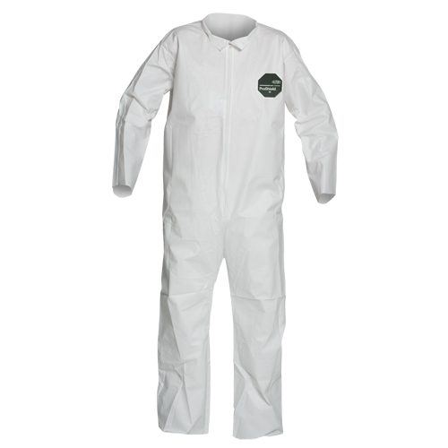 ProShield&reg; 50 Coveralls, Small, White, Microporous Industrial Sales