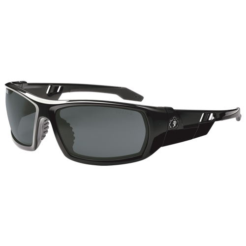 Lunettes de s&eacute;curit&eacute; Skullerz Odin, Lentille Fum&eacute;e, Anti-&eacute;gratignures/Polaris&eacute;, ANSI Z87+/R&eacute;pond ou surpasse la norme CSA Z94.3 Industrial Sales
