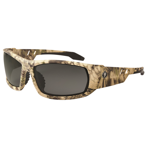 Lunettes de s&eacute;curit&eacute; Skullerz Odin, Lentille Grise/fum&eacute;e, Anti-&eacute;gratignures, ANSI Z87+/R&eacute;pond ou surpasse la norme CSA Z94.3 Industrial Sales