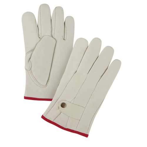 Gants de cordeur de premi&egrave;re qualit&eacute;, Petit, Paume Cuir fleur de vache Industrial Sales