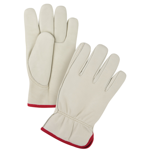 Premium Driver's Gloves, Small, Grain Cowhide Palm Industrial Sales
