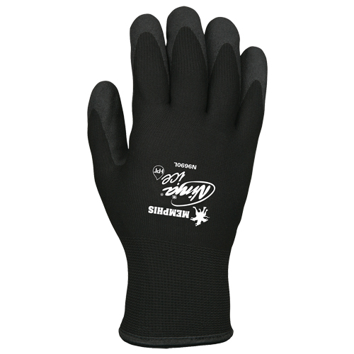 Gants N9690 Memphis Ninja Ice, 8/Moyen, R&ecirc;vetement PVC, Calibre 15, Enveloppe en Acrylique/Tissu &eacute;ponge Industrial Sales