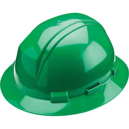 North&reg; Kilimanjaro Full Brim Hardhat, Meets CSA Type 1, Ratchet Suspension, Non-Vented Industrial Sales