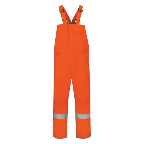 Excel FR&reg; Comfortouch&reg; Deluxe Bib Overalls, Small, Orange Industrial Sales