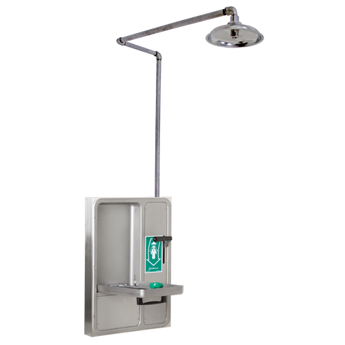 Douche et douche oculaire/faciale, Montage au plafond Industrial Sales