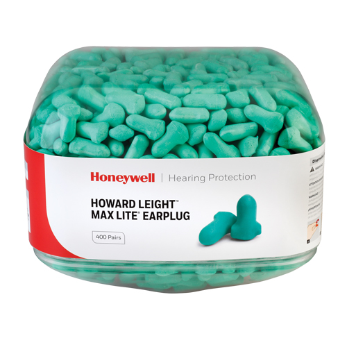 Howard Leight Maximum Lite Earplugs, Bulk - Canister Industrial Sales
