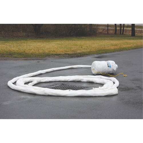 Barrage Spillver Bullet, Huile seulement, 100' lo x 5" la, Absorption 28 gal. Industrial Sales