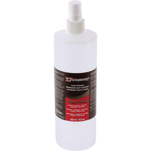 Solution antibu&eacute;e pour nettoyer les lentilles Dynamic, 500 ml Industrial Sales