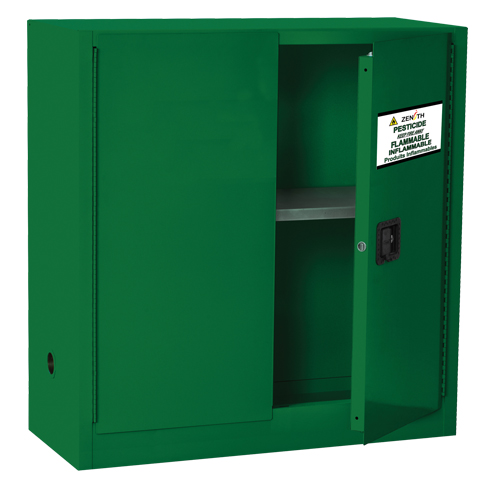 Armoire de rangement pour pesticides, 30 gal., 44" h x 43" l x 18" p Industrial Sales