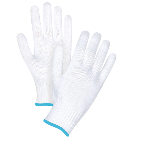 Seamless String Knit Gloves, Polyester, 10 Gauge, X-Large Industrial Sales