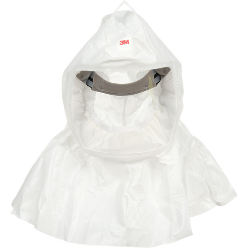 Cagoule Versaflo avec coiffe int&eacute;gr&eacute;e, Grand/Moyen, Coiffe souple, Bavette Simple Industrial Sales